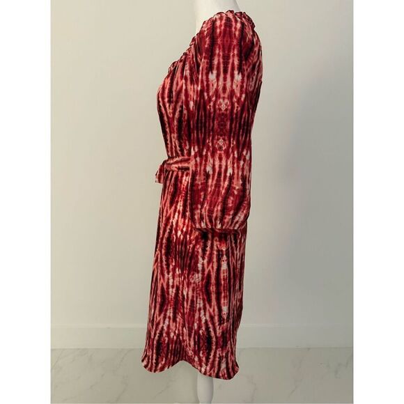 New Smocked Peasant Dress Tie Dye Waist Belt - Picture 4 of 5